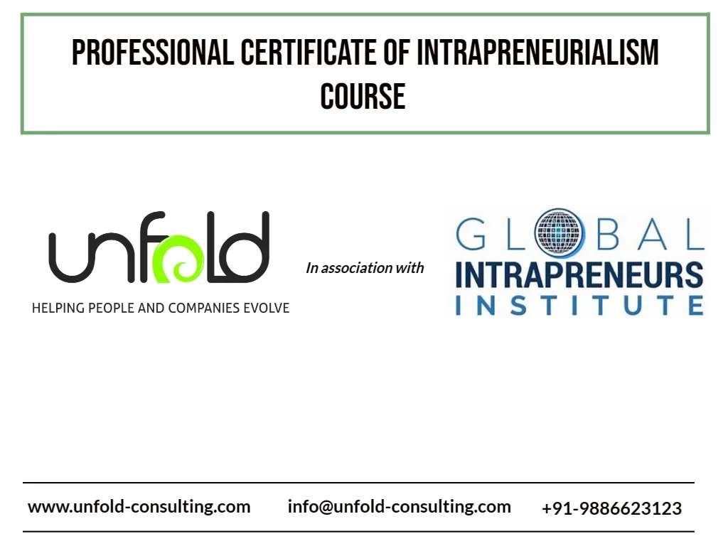 Professional Certificate of Intrapreneurialism Samsung